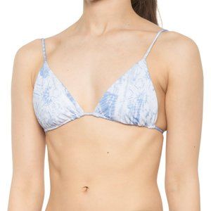 Tavik Phoenix Women's Large Bikini Swim Top Blue White Made in USA MSRP $84 NEW